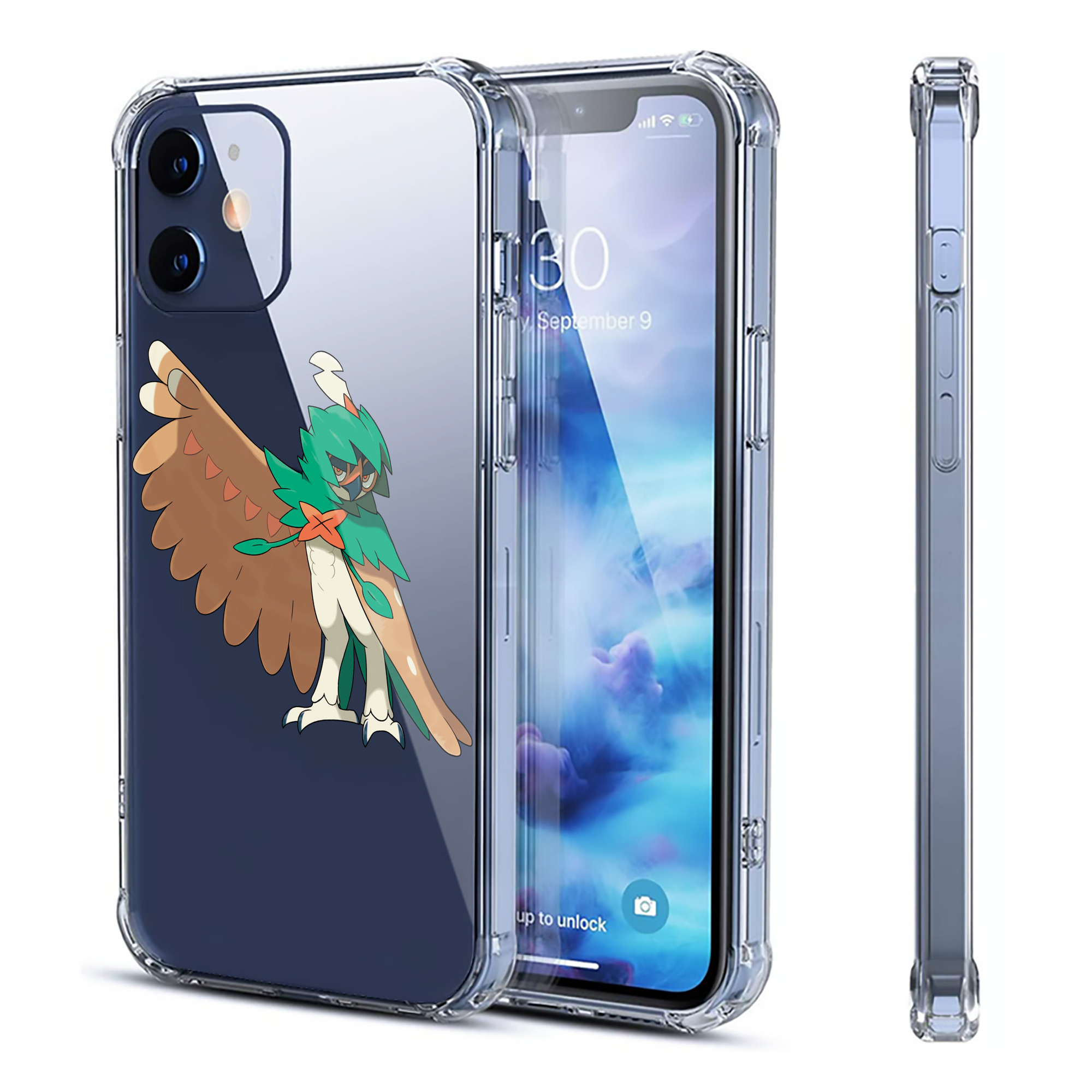 （画像用） ポケットモンスター Pokémon 【iPhone 12シリーズ対応】透明スマホケース（クリアソフトケース）